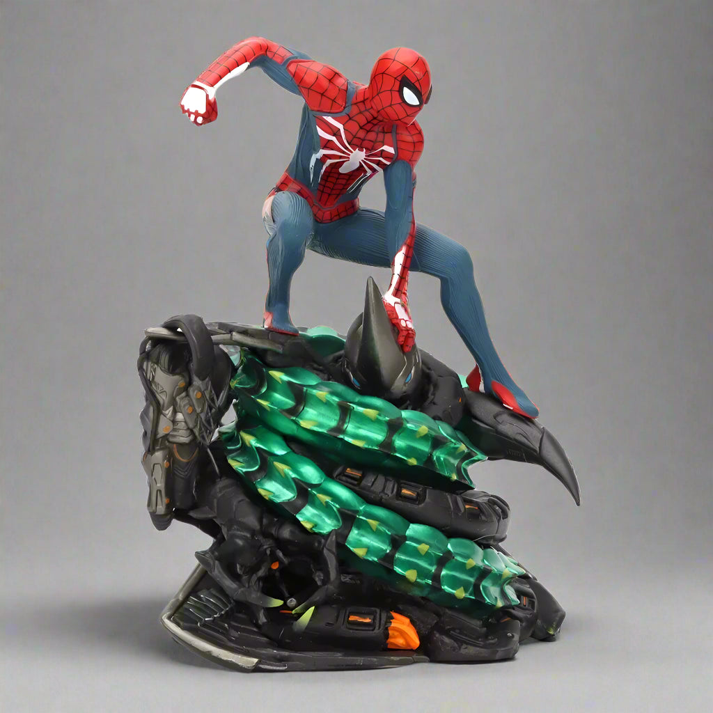 Spider Man stading on enemy side